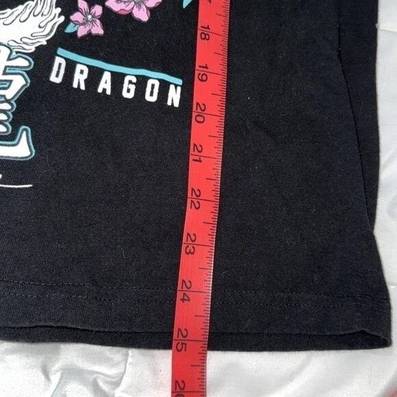 Ring Of Fire Savage Dragon Graphic T-Shirt Black Cherry Blossom Design S - Picture 8 of 8